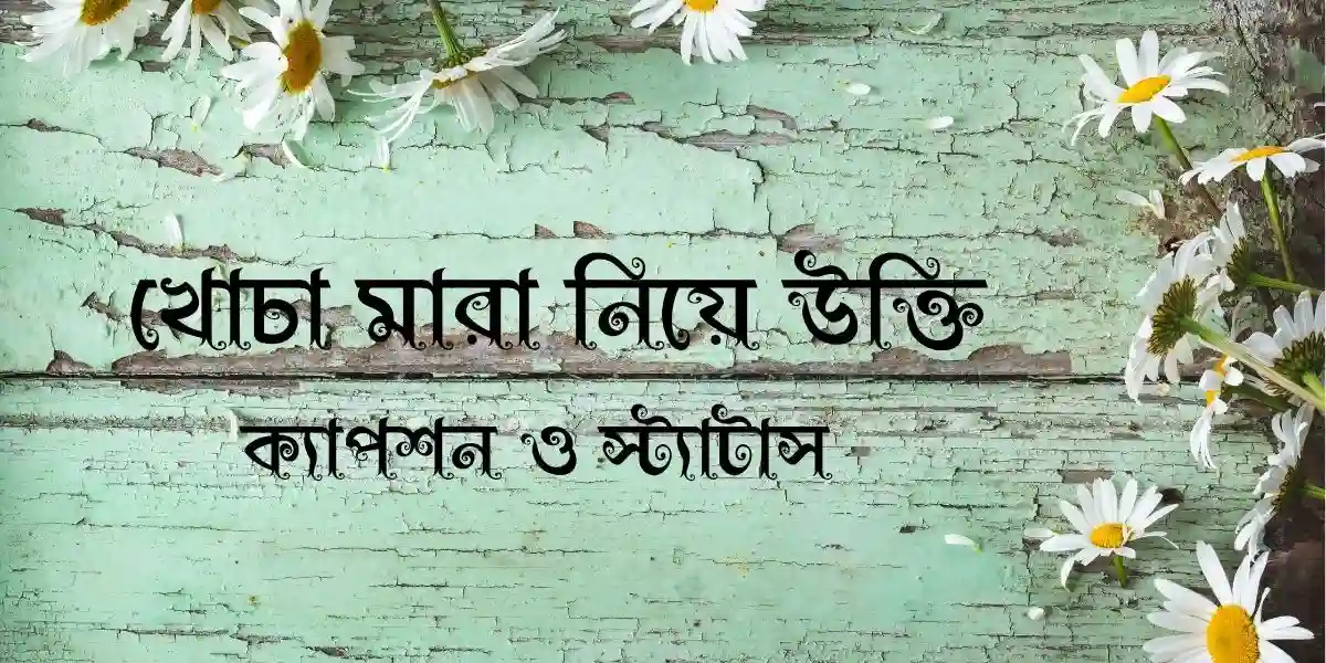 60+ খোচা মারা নিয়ে উক্তি, ক্যাপশন ও স্ট্যাটাস  