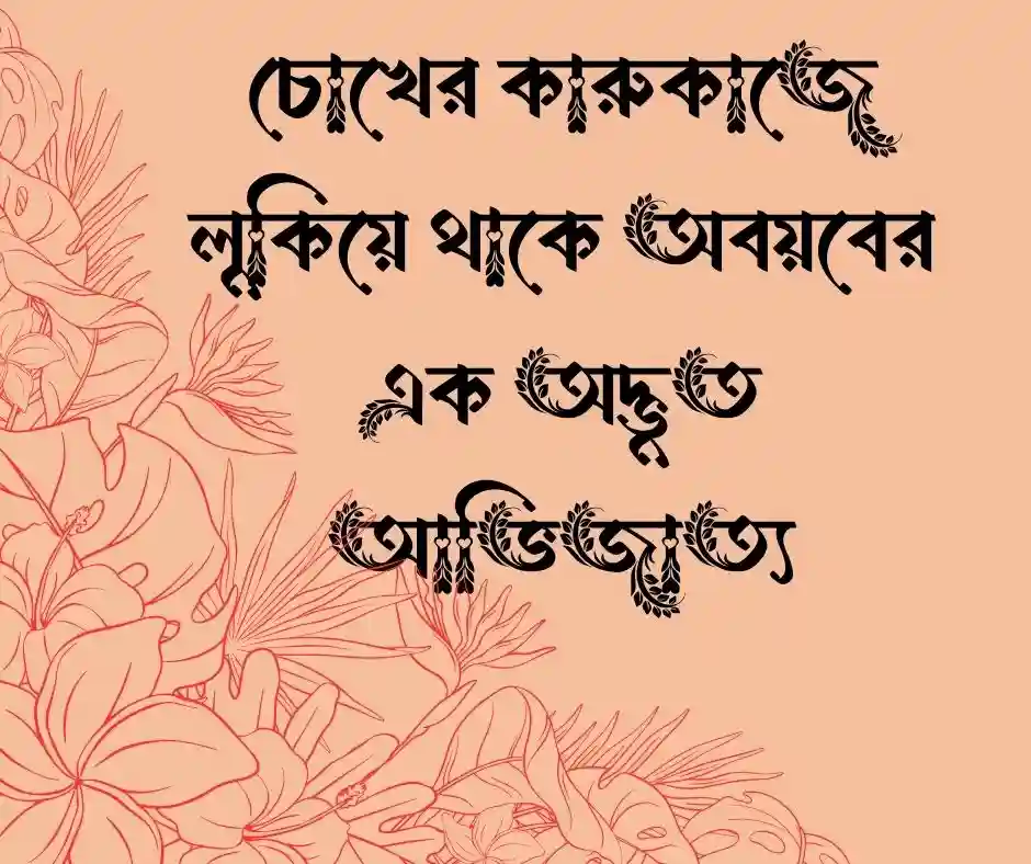 কাজল চোখ নিয়ে ক্যাপশন