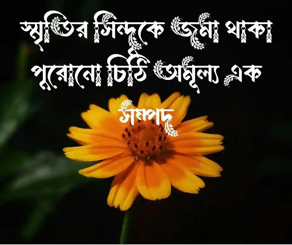 ক্রাশকে চিঠি নিয়ে ক্যাপশন