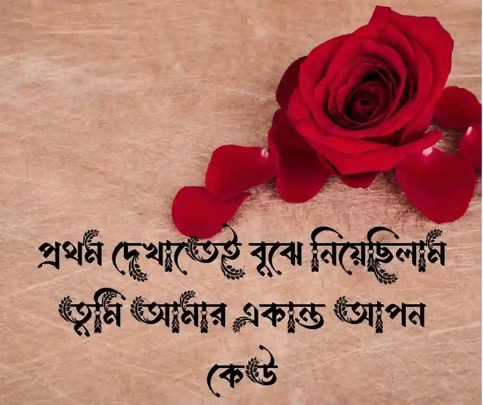 প্রিয় মানুষের সাথে প্রথম দেখা নিয়ে ক্যাপশন