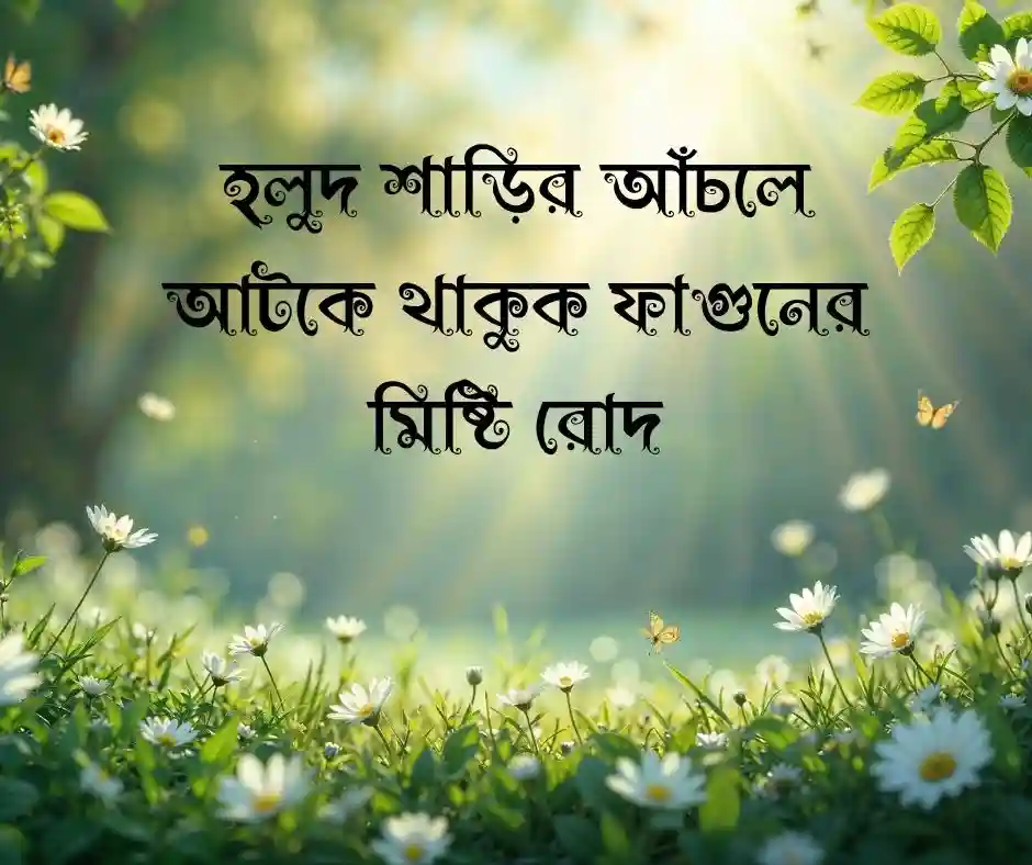 বসন্ত নিয়ে ক্যাপশন